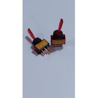 Тумблер 12V 20А однополюсный с красной подсветкой (3конт.) ON-OFF TM Nord YADA