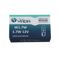 Лампа W1,7W 12V Nord YADA б/ц Т7 (панель приборов)