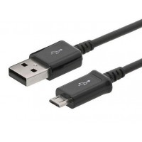Зарядный универсальный дата-кабель USB-Micro (TPE) 2А, 0,5м чёрный Nord YADA		