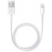 Зарядный универсальный дата-кабель USB-Lightning (TPE) 2А, 0.5м белый (IPhone 5-13) Nord YADA	
