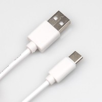Зарядный универсальный дата-кабель USB-TYPE C (PVC) 3А, 1м белый Nord YADA			