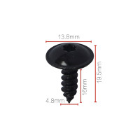 Саморез для а/м VW N90974701 4,8х16х14мм ТМ Nord YADA