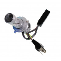 Светодиодная лампа головного света Н4 12-48V 40W 4000Lm 6000K мини линза Canbus TM NordYada