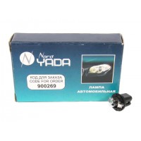 Лампа W1,2W 12V пласт цоколь .BX8.5D Nord YADA (панель приборов)