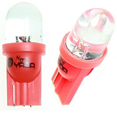 Светодиод 12V T10-01 (1LED) W5W Base:BW2,1 х9,5D стандартный красный 0.13W 0.45lm TM NORD YADA