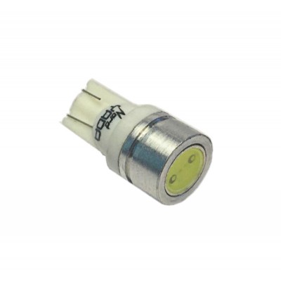 Cветодиод 12V T10 (1LED) W5W HIGH POWER LED белый 1W 60lm TM NORD YADA