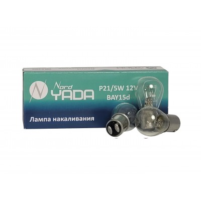 Лампа P21/5 W 12V BAY15d Nord YADA(габарит - стоп-сигнал)