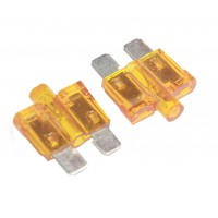 Предохранитель MEDIUM (стандарт) с индикатором  5A (19,1x5,1мм,h18,8) W270-1