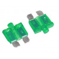 Предохранитель MEDIUM (стандарт) с индикатором 30A (19,1x5,1мм,h18,8) W270-1