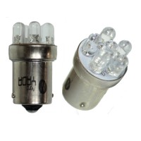 Светодиод 24V G18.5 (6LED) BAY15d  красный TM NORD YADA