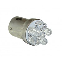 Светодиод 24V G18.5 (6LED) BA15s красный TM NORD YADA