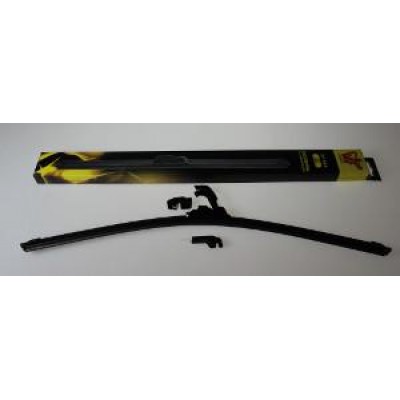 Щетка с/о WF бескаркасная с графитом (универ) 35см/14" (2 адаптера)