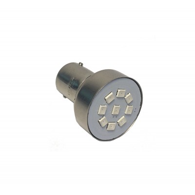 Светодиод 24V S25 (9 SMD) BA15s красный 1.1W 
 4.3lm TM NORD YADA