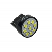 Светодиод 12V T20 -7440(9SMD)W21W белый 0.52W 32.4lm(габар. стоп.сигн д/яп.авт)TM NORD YADA