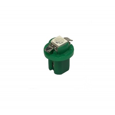Светодиод 24V T5B8,5d-02 (1SMD) W1.2W Base:B8.5d 0.24W 1.8lm зеленый TM NORD YADA