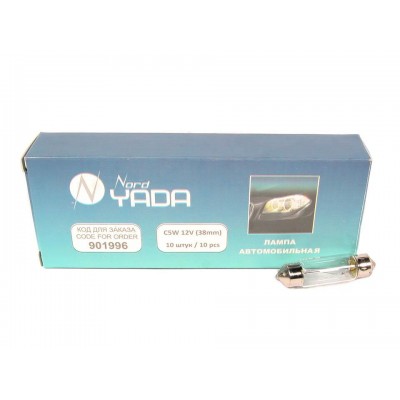 Лампа C5W12V(38mm)SV8.5 Nord YADA (салон.подс.ном.знака)