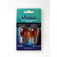Лампа PY21W12V BA15s Nord YADA (желт.) (NEW блистер: к-т 2шт)