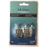 Лампа H3 12V100W Nord YADA CLEAR (NEW блистер к-т:2 шт)