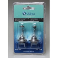 Лампа H7 24V 70W Nord YADA CLEAR (NEW блистер к-т:2 шт)