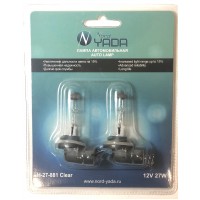Лампа H27/2(881) 12V 27W Nord YADA CLEAR (NEW блистер к-т: 2 шт)