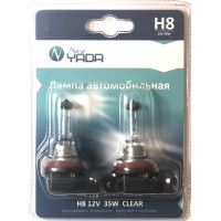 Лампа H8 12V 35W Nord YADA CLEAR (NEW блистер к-т:2 шт)