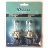 Лампа H4B 12V 60/55W Nord YADA CLEAR мал.цоколь(NEWблистер к-т:2 шт)