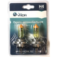 Лампа H4 12V 60/55W P43t Nord YADA YELLOW (NEW блистер к-т:2 шт)