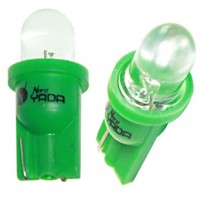 Cветодиод 12V T10-01 (1LED) W5W Base:BW2,1 х9,5D стандартный зеленый TM NORD YADA