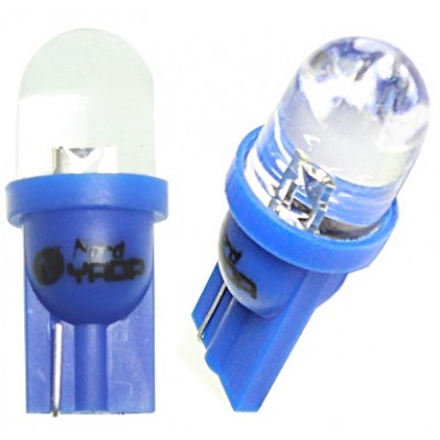 Светодиод 12V T10-01 (1LED) W5W Base:BW2,1 х9,5D стандартный синий 0.13W 0.4lm TM NORD YADA