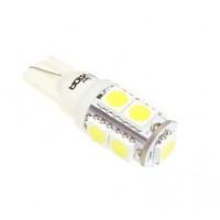 Светодиод 12V T10-9SMD (size 5050) W5W белый 1.3W 54lm TM NORD YADA