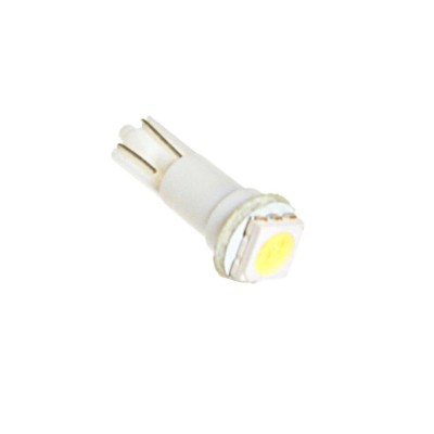 Светодиод 12V T5-02 (1SMD) W1,2W Base:W2,0 х4,6d 0.18W 10lm белый TM NORD YADA