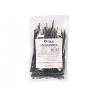 Стяжки кабельные нейлоновые 2.5*100 мм чёрные (в уп 100 шт) TM Nord YADA