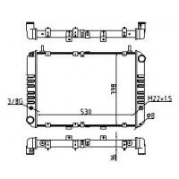 Радиатор охлаждения для а/м Волга 3110 3х слойн. 3110-1301010-33 WONDERFUL ТМ