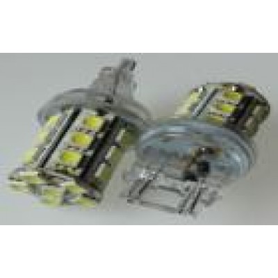 Светодиод 12V T-25 (24SMD,size 5050) W2.5x16d (3157) белый (габарит,стоп-сиг амер.авто)
