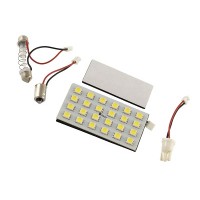 Светодиодная площадка 12V 24SMD(45x30mm)белый (кмп 3 цоколя: BA9s,T-10,T-11 универ) TM NORD YADA