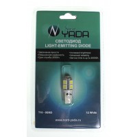 Cветодиод 12V T10 (13SMD,size 5050) W5W белый (NEW блистер: 2шт.) TM NORD YADA