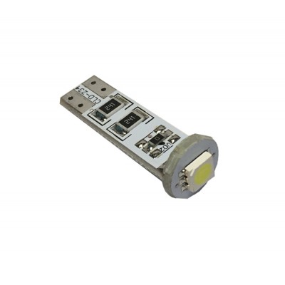 Светодиод 12V T10 BM 1SMDx3chips (size 5050) W5W (W2,1x9,5d) белый TM NORD YADA