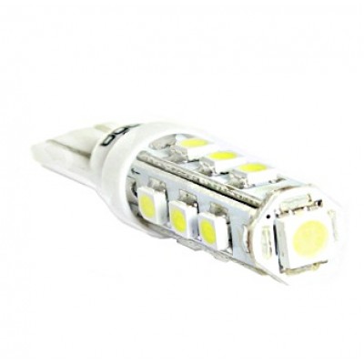 Светодиод 12V T10 13SMD (size3528x12+5050x1) W5W (W2,1x9,5d) 1W 72lm белый TM NORD YADA