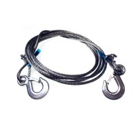 Трос буксир.стальн.витой 7т  4м 12мм (2 крюка) в пакете Nord YADA