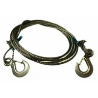 Трос буксир.стальн.витой 5т 4м 8мм (2 крюка) в пакете Nord YADA