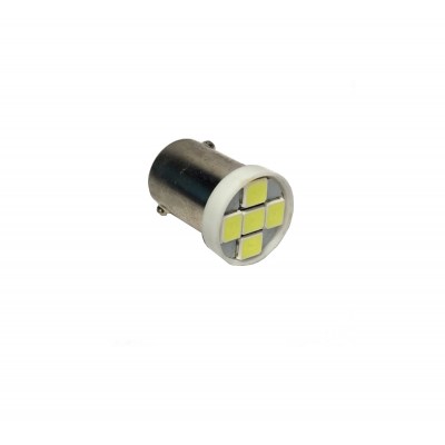Светодиод 24V T8-03 (5SMD size 3528) T4W (BA9s) 0.6W 28.30lm белый TM Nord YADA