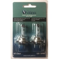Лампа H7 12V100W Nord YADA CLEAR (NEW блистер:к-т2шт)