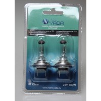Лампа H7 24V 100W Nord YADA CLEAR (NEW блистер:к-т2шт)