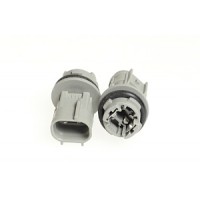 Патрон под лампу W5W (Т10 тип 12) прямой, пластик TM Nord YADA