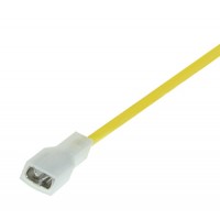 Клемма 6.3 mm (мама) с проводами изолированная, луженая TM Nord YADA