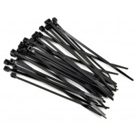 Стяжки кабельные нейлоновые 7.6*380 мм черные (в уп 100 шт)TM Nord YADA