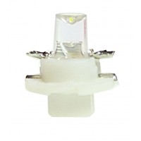 Светодиод 12V T5 B8.4D-02 1LED W1.2W Base:B8.4D 0.18W 5lm белый с патроном TM NORD YADA