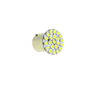 Cветодиод 12V G18.5 22SMD(size 3020) R10W BA15s белый 1.4W 66lm TM NORD YADA