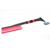Щетка-сметка с мягкой ручкой со скребком, 53см с распушённой щетиной Nord YADA