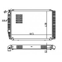 Радиатор охлаждения для а/м УАЗ 3163 паяный дв.УМЗ-421, 409 AC+ 31631A-1301010 WONDERFUL ТМ